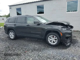 2023 Jeep Grand Cherokee Limited z VIN 1C4RJKBG8P8728476, wystawiony jako Copart lot #57998385 z przebiegiem 21 440 mil mil oraz Szkoda całkowita • Salvage title. Historia ofert i sprzedaży dostępna na DreamBid. Obrazek 4.