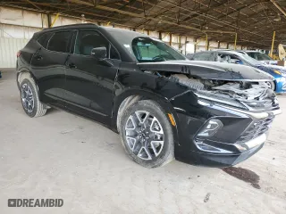 2023 Chevrolet Blazer RS with VIN 3GNKBERS1PS100641, listed as a Copart auction lot 87432734 with 32,217 mi miles and Salvage Title. Bid and sale history available at carsss.com. Image 4.