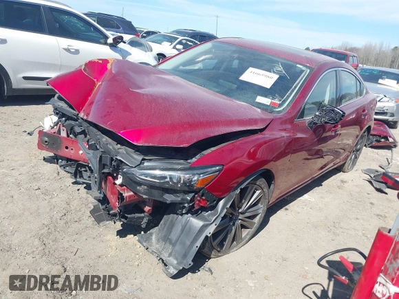 2019 Mazda 6 Touring with VIN JM1GL1VM5K1501051, listed as a IAAI auction lot 41665980 with 48,069 mi miles and . Bid and sale history available at carsss.com. Image 21.