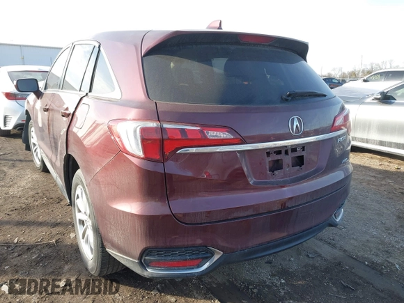 2017 Acura RDX w/Technology Pkg with VIN 5J8TB4H50HL009856, listed as a IAAI auction lot 41537494 with 113,581 mi miles. Bid and sale history available at carsss.com. Image 3.