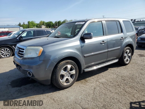 2013 Honda Pilot EX-L with VIN 5FNYF4H57DB019838, listed as a Copart auction lot 55043375 with 190,442 mi miles and Salvage Title. Bid and sale history available at DreamBid. Image 1.
