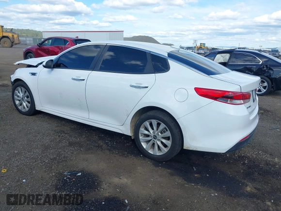 2017 Kia Optima LX with VIN 5XXGT4L39HG122708, listed as a IAAI auction lot 42024524 with 94,768 mi miles and . Bid and sale history available at carsss.com. Image 3.