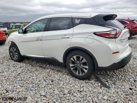 2016 Nissan Murano SL with VIN 5N1AZ2MH8GN101060, listed as a Copart auction lot 53380265 with 153,344 mi miles and Clean Title. Bid and sale history available at carsss.com. Image 2.