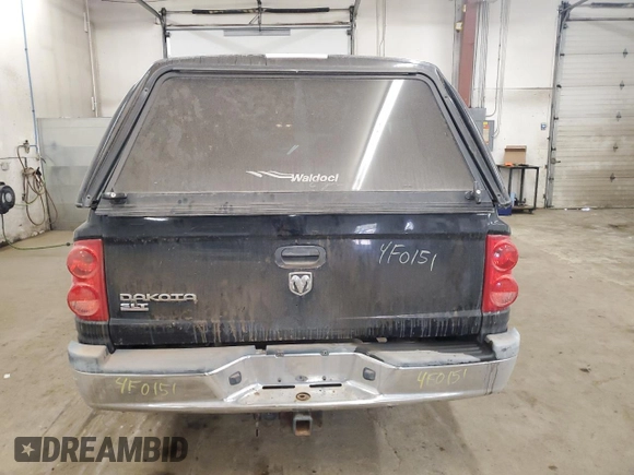 2011 Ram Dakota Bighorn/Lonestar with VIN 1D7RW3GP6BS667095, listed as a Copart auction lot 43361255 with 186,733 mi miles and Salvage Title. Bid and sale history available at carsss.com. Image 6.