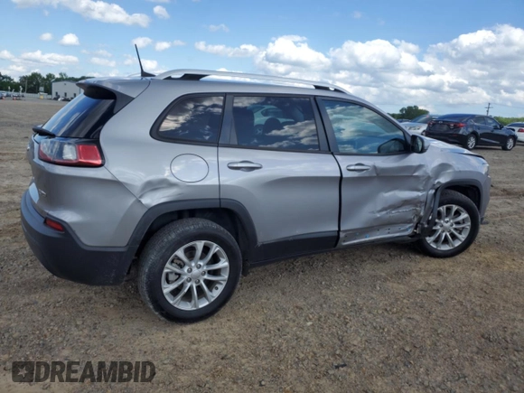 2021 Jeep Cherokee Latitude with VIN 1C4PJLCBXMD112166, listed as a Copart auction lot 55343445 with 86,440 mi miles and Salvage title. Bid and sale history available at DreamBid. Image 3.