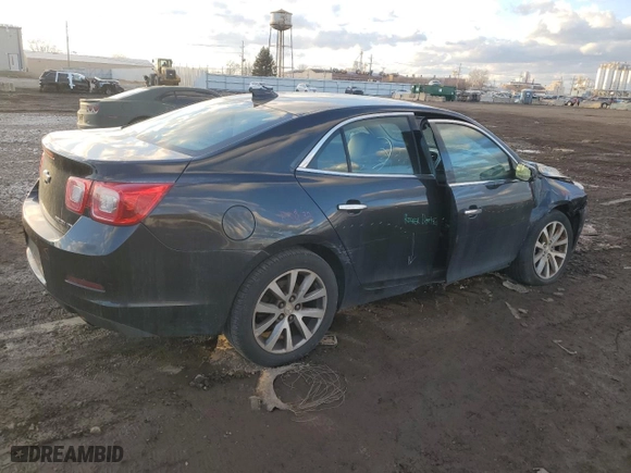 2015 Chevrolet Malibu LTZ with VIN 1G11F5SL4FF197227, listed as a Copart auction lot 46927415 with 68,895 mi miles and Salvage Title. Bid and sale history available at carsss.com. Image 3.