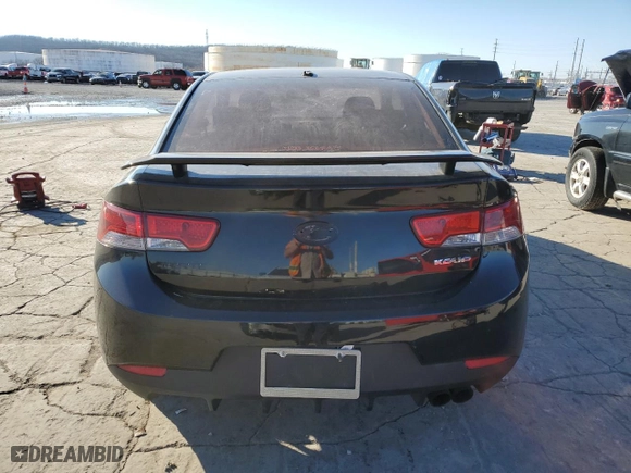 2012 Kia Forte Koup EX with VIN KNAFU6A22C5639812, listed as a Copart auction lot 84951064 with 131,005 mi miles and Salvage Title. Bid and sale history available at carsss.com. Image 6.