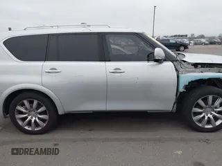 2011 Infiniti QX56 7-passenger with VIN JN8AZ2NF9B9501104, listed as a IAAI auction lot 40966019 with 167,227 mi miles and . Bid and sale history available at DreamBid. Image 13.