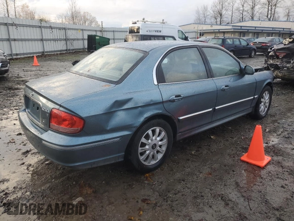 2005 Hyundai Sonata GLS with VIN KMHWF35H75A100960, listed as a Copart auction lot 81070954 with 133,919 mi miles and Salvage Title. Bid and sale history available at carsss.com. Image 3.