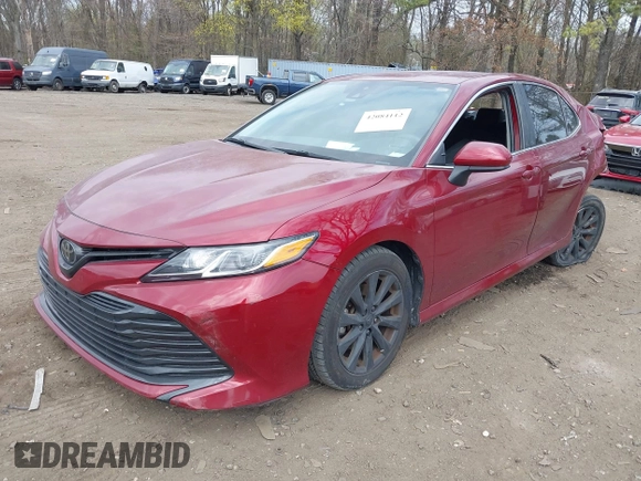 2020 Toyota Camry LE with VIN 4T1C11AK4LU920044, listed as a IAAI auction lot 42084112 with 96,745 mi miles and . Bid and sale history available at carsss.com. Image 2.