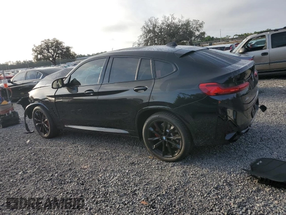 2024 BMW X4 M40i z VIN 5UX43DT00R9V20010, wystawiony jako Copart lot #51654125 z przebiegiem Nie podano mil oraz Nie do naprawy • Non repairable. Historia ofert i sprzedaży dostępna na DreamBid. Obrazek 2.