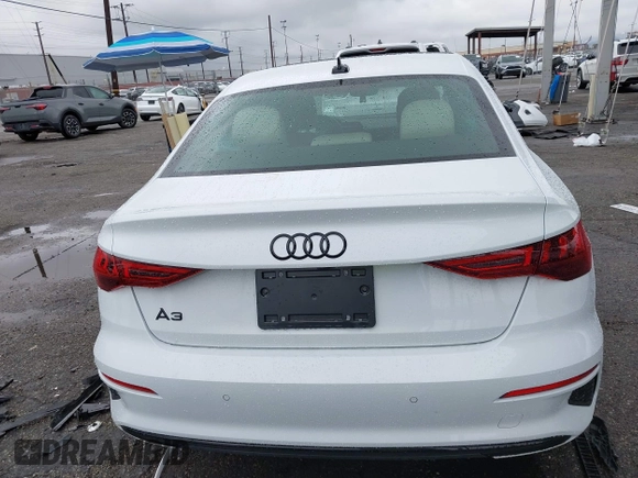 2023 Audi A3 Premium with VIN WAUAUDGY3PA048900, listed as a IAAI auction lot 41783283 with 14,585 mi miles. Bid and sale history available at carsss.com. Image 16.