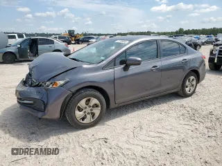 2015 Honda Civic LX z VIN 2HGFB2F54FH547491, wystawiony jako Copart lot #57785885 z przebiegiem 161 682 mil mil oraz Szkoda całkowita • Salvage title. Historia ofert i sprzedaży dostępna na DreamBid. Obrazek 1.