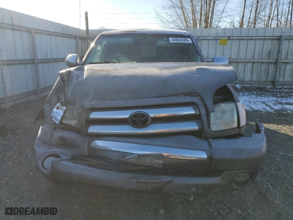 2003 Toyota Tundra SR5 with VIN 5TBBT44103S355867, listed as a Copart auction lot 44843585 with 253,918 mi miles and Salvage Title. Bid and sale history available at carsss.com. Image 5.