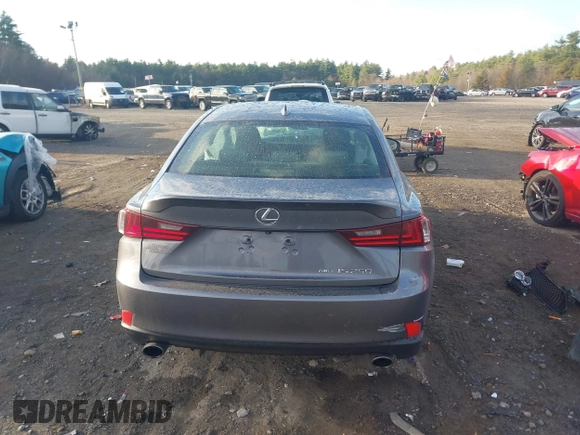 2015 Lexus IS 250 with VIN JTHCF1D22F5020032, listed as a IAAI auction lot 40811836 with 92,943 mi miles and . Bid and sale history available at DreamBid. Image 16.