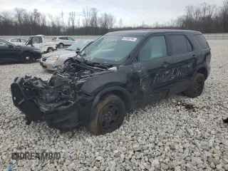 2017 Ford Police Interceptor Utility z VIN 1FM5K8AR6HGE01207, wystawiony jako Copart lot #84407984 z przebiegiem Nie podano mil oraz Czysty tytuł • Clean title. Historia ofert i sprzedaży dostępna na DreamBid. Obrazek 1.