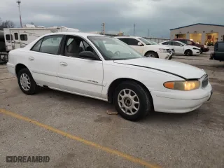 1999 Buick Century Custom with VIN 2G4WS52M9X1595524, listed as a Copart auction lot 46954974 with 0 mi miles and Salvage Title. Bid and sale history available at carsss.com. Image 4.