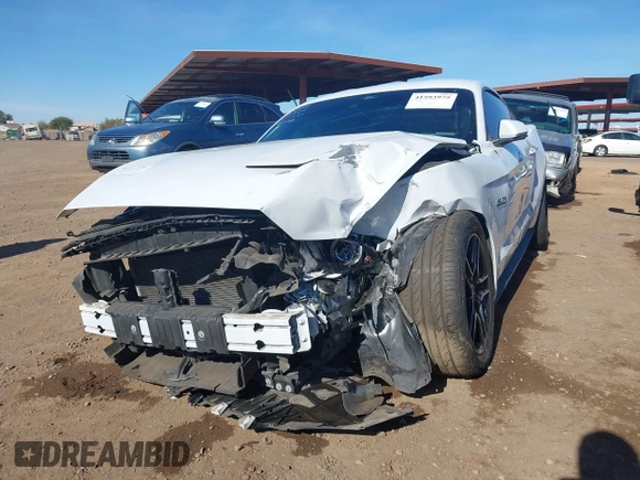 2021 Ford Mustang GT z VIN 1FA6P8CF5M5155372, wystawiony jako IAAI lot #41593975 z przebiegiem 52 168 mil mil oraz . Historia ofert i sprzedaży dostępna na DreamBid. Obrazek 6.