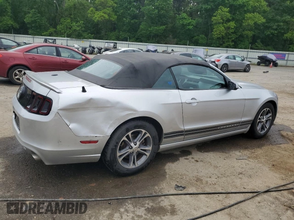 2014 Ford Mustang V6 with VIN 1ZVBP8EM4E5311274, listed as a Copart auction lot 54173615 with 169,871 mi miles and Salvage Title. Bid and sale history available at carsss.com. Image 3.
