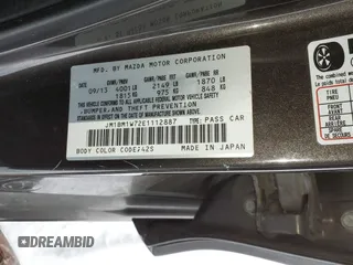 2014 Mazda 3 i Grand Touring with VIN JM1BM1W72E1112887, listed as a IAAI auction lot 41553797 with 85,325 mi miles and . Bid and sale history available at carsss.com. Image 9.