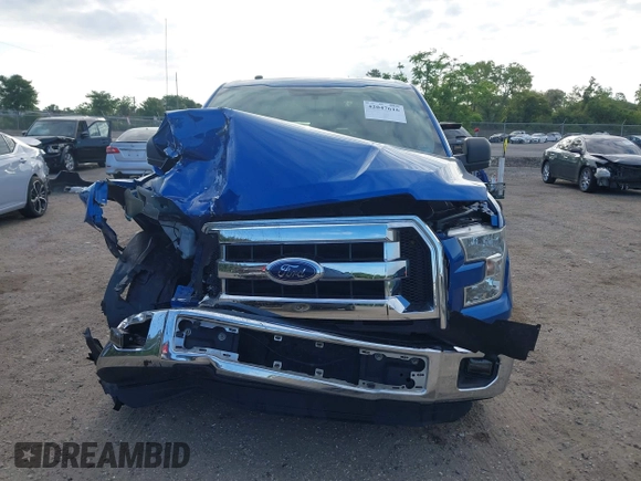 2016 Ford F-150 XL with VIN 1FTEW1CF2GFB75559, listed as a IAAI auction lot 42047616 with Not Provided miles and . Bid and sale history available at carsss.com. Image 12.