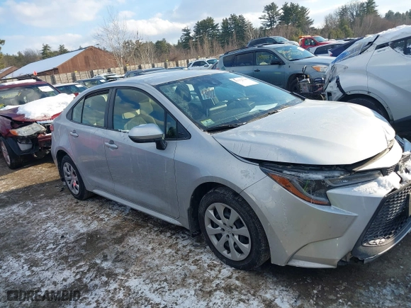 2021 Toyota Corolla LE with VIN JTDEPMAE7MJ173131, listed as a IAAI auction lot 41372716 with 58,677 mi miles. Bid and sale history available at carsss.com. Image 13.
