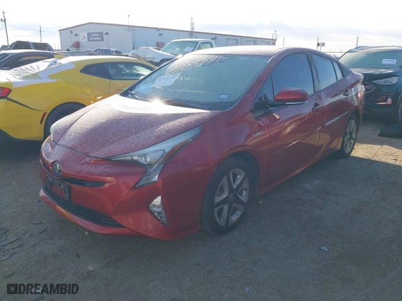 2018 Toyota Prius Two with VIN JTDKARFU9J3548874, listed as a IAAI auction lot 41311028 with 80,943 mi miles. Bid and sale history available at carsss.com. Image 18.