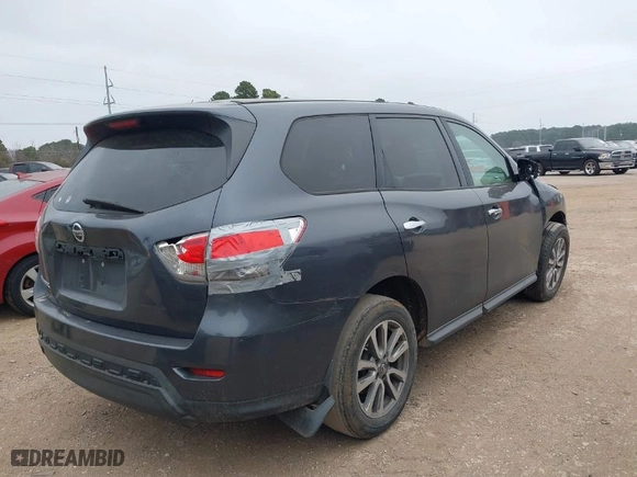 2013 Nissan Pathfinder Platinum with VIN 5N1AR2MN9DC629283, listed as a IAAI auction lot 41433891 with 253,609 mi miles. Bid and sale history available at carsss.com. Image 4.