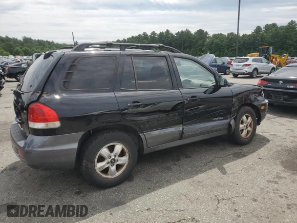 2006 Hyundai Santa Fe GLS with VIN KM8SC73D86U105860, listed as a Copart auction lot 63534064 with 164,459 mi miles and Salvage Title. Bid and sale history available at carsss.com. Image 3.