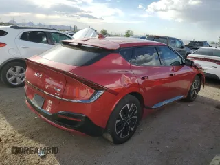 2023 Kia EV6 GT-Line with VIN KNDC44LA8P5116511, listed as a Copart auction lot 69598024 with 8,466 mi miles and Salvage Title. Bid and sale history available at carsss.com. Image 3.