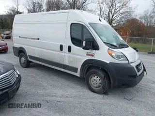 2022 Ram ProMaster Cargo with VIN 3C6LRVDGXNE115296, listed as a IAAI auction lot 40963448 with 17,145 mi miles and . Bid and sale history available at DreamBid. Image 1.