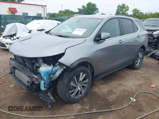 2023 Chevrolet Equinox LT with VIN 3GNAXUEG4PS178128, listed as a IAAI auction lot 42484557 with 56,496 mi miles and . Bid and sale history available at DreamBid. Image 18.