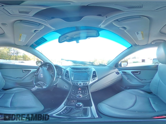 2014 Hyundai Elantra Coupe with VIN KMHDH6AH4EU026680, listed as a Copart auction lot 77350814 with 104,828 mi miles and Salvage Title. Bid and sale history available at carsss.com. Image 12.