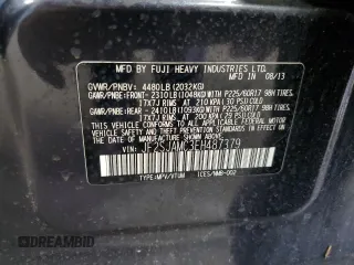 2014 Subaru Forester Touring with VIN JF2SJAMC3EH487379, listed as a Copart auction lot 62003225 with 114,902 mi miles and Clean title. Bid and sale history available at DreamBid. Image 14.