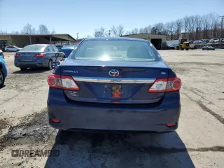 2013 Toyota Corolla L with VIN 2T1BU4EE4DC124017, listed as a Copart auction lot 52403345 with 111,610 mi miles and Salvage Title. Bid and sale history available at carsss.com. Image 6.