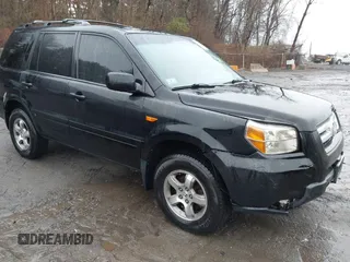 2006 Honda Pilot EX with VIN 2HKYF18486H527682, listed as a IAAI auction lot 41941295 with 235,521 mi miles and . Bid and sale history available at DreamBid. Image 1.