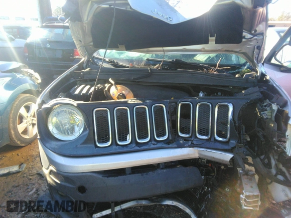 2017 Jeep Renegade Latitude with VIN ZACCJABBXHPE71416, listed as a IAAI auction lot 41207701 with Not Provided miles. Bid and sale history available at carsss.com. Image 10.