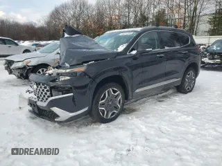 2023 Hyundai Santa Fe Hybrid Limited with VIN 5NMS5DA10PH013334, listed as a Copart auction lot 44211165 with 28,438 mi miles and Salvage Title. Bid and sale history available at carsss.com. Image 1.