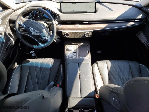2023 Genesis Electrified G80 with VIN KMTGE4S15PU007043, listed as a Copart auction lot 45982565 with 5,021 mi miles and Non Repairable. Bid and sale history available at carsss.com. Image 8.