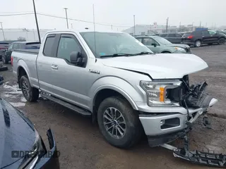 2018 Ford F-150 XL with VIN 1FTFX1EG5JFB03429, listed as a IAAI auction lot 42008961 with 86,542 mi miles. Bid and sale history available at carsss.com. Image 1.