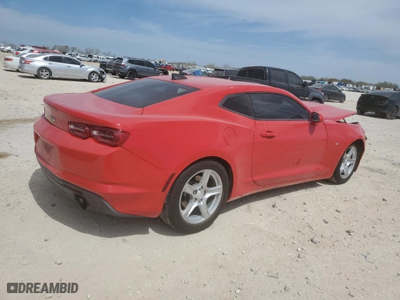 2019 Chevrolet Camaro 1LT with VIN 1G1FB1RS6K0106754, listed as a Copart auction lot 47883975 with 69,619 mi miles and Salvage Title. Bid and sale history available at carsss.com. Image 3.