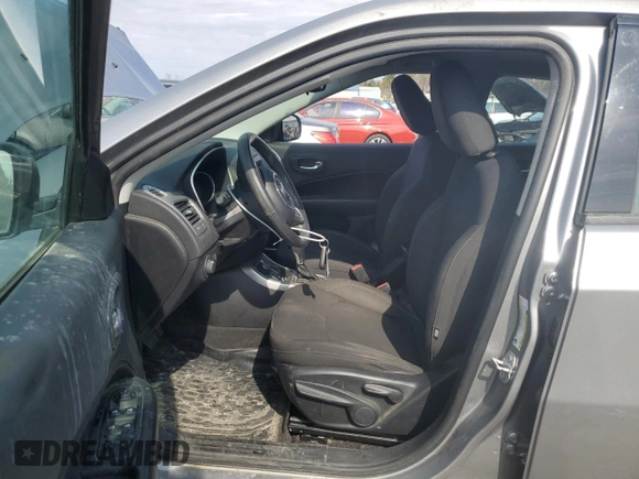 2019 Jeep Compass Sport with VIN 3C4NJDAB4KT775160, listed as a Copart auction lot 48569715 with 193,388 mi miles and Salvage title. Bid and sale history available at DreamBid. Image 7.