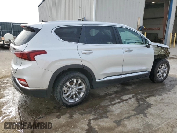 2019 Hyundai Santa Fe SE z VIN 5NMS2CAD3KH105642, wystawiony jako Copart lot #56133945 z przebiegiem 55 621 mil mil oraz Szkoda całkowita • Salvage title. Historia ofert i sprzedaży dostępna na DreamBid. Obrazek 3.