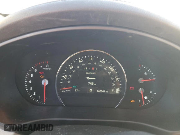 2018 Kia Sorento EX with VIN 5XYPHDA52JG353666, listed as a Copart auction lot 43708635 with 140,547 mi miles and Salvage Title. Bid and sale history available at carsss.com. Image 9.