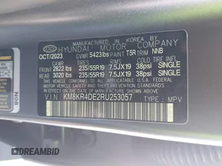 2024 Hyundai Ioniq 5 Limited z VIN KM8KR4DE2RU253057, wystawiony jako IAAI lot #41444014 z przebiegiem 6 185 mil mil oraz . Historia ofert i sprzedaży dostępna na DreamBid. Obrazek 9.