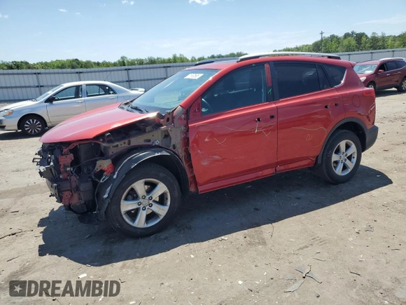 2013 Toyota RAV4 XLE with VIN 2T3RFREV4DW102059, listed as a Copart auction lot 61663585 with 132,375 mi miles and Salvage title. Bid and sale history available at DreamBid. Image 1.