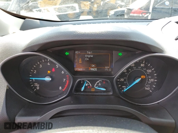 2017 Ford Escape SE with VIN 1FMCU9GD6HUD14508, listed as a Copart auction lot 49112575 with 77,668 mi miles and Salvage Title. Bid and sale history available at DreamBid. Image 9.