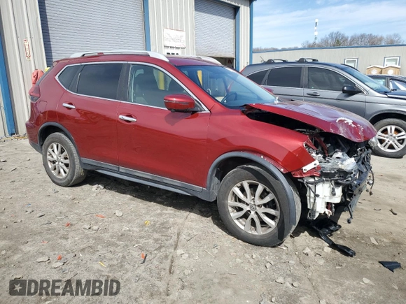 2018 Nissan Rogue SV with VIN 5N1AT2MV9JC723421, listed as a Copart auction lot 49770695 with 78,228 mi miles and Salvage Title. Bid and sale history available at DreamBid. Image 4.