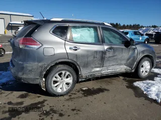 2016 Nissan Rogue SV with VIN JN8AT2MV3GW153593, listed as a Copart auction lot 45297925 with Not Provided miles and Salvage Title. Bid and sale history available at DreamBid. Image 3.