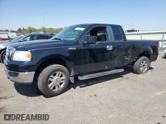 2007 Ford F-150 XLT with VIN 1FTPX14V67FA94527, listed as a Copart auction lot 54608495 with 220,824 mi miles and Salvage Title. Bid and sale history available at carsss.com. Image 1.